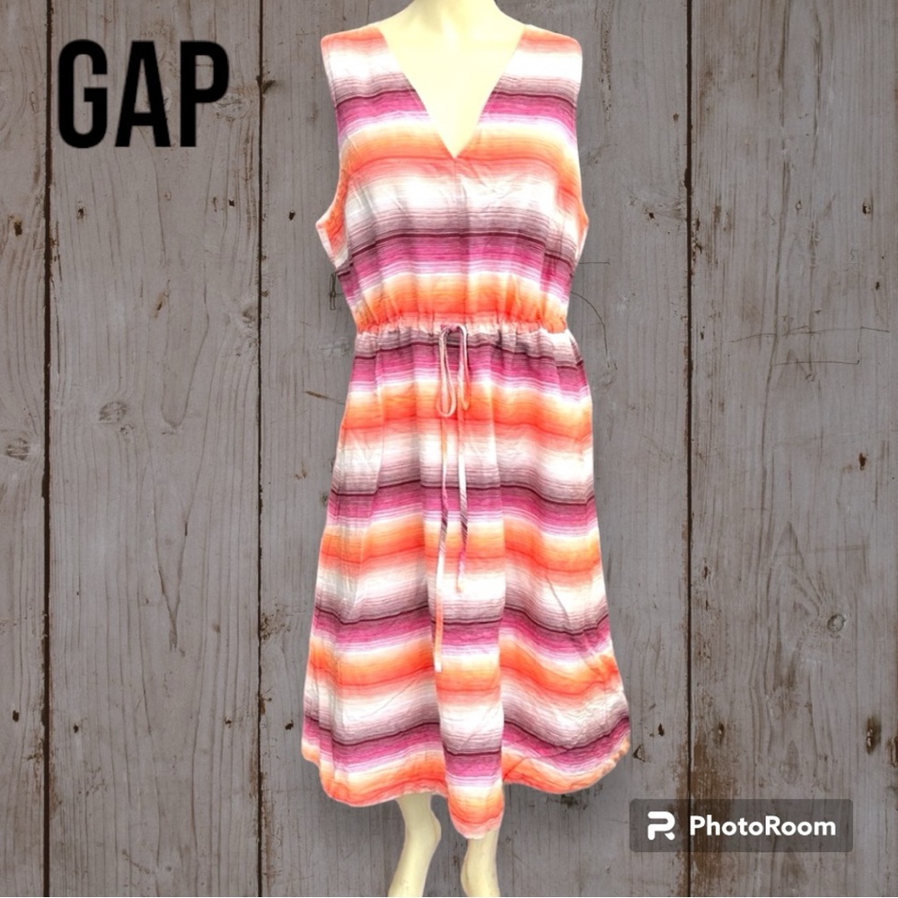 Gap | linen blend dress